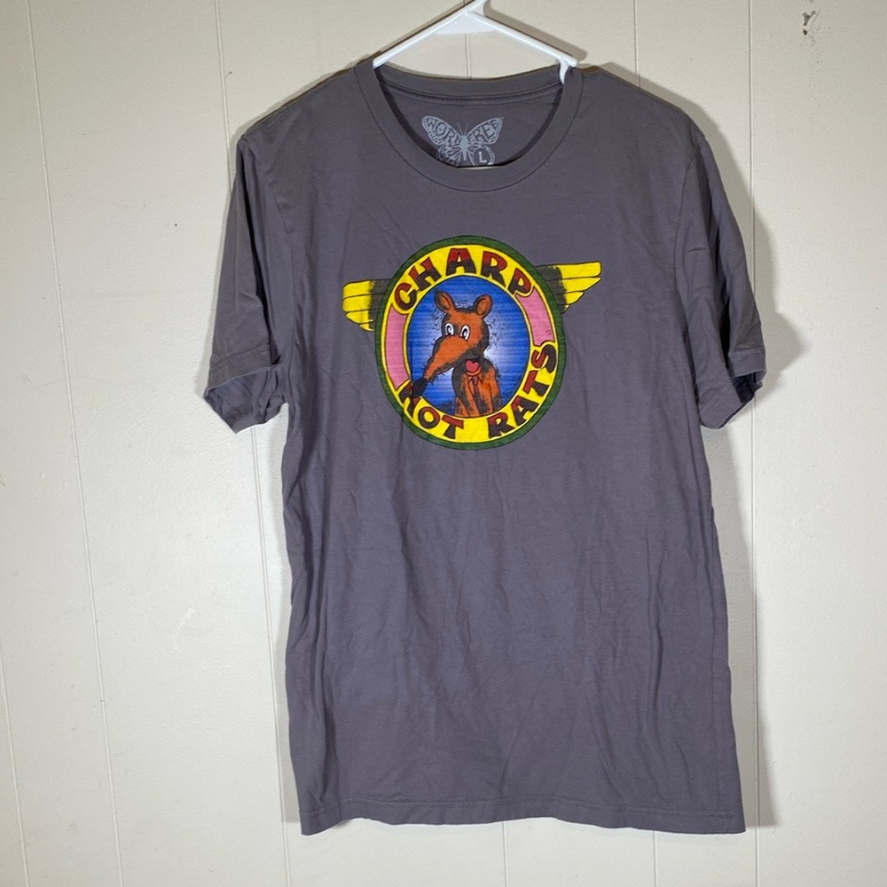 Frank Zappa Charp Hot Rats Gray T-Shirt size large unisex - Picture 1 of 5